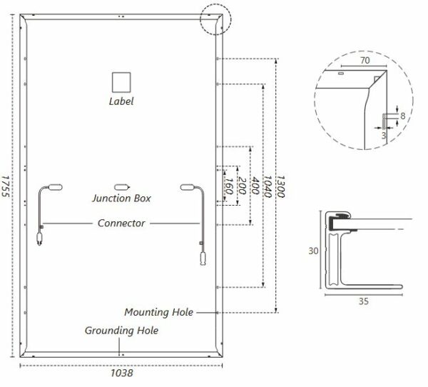 380W-Halbzellen-Modul supereffizient - Image 3
