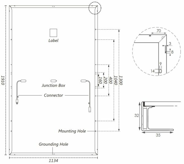460W-Modul supereffizient - Image 2